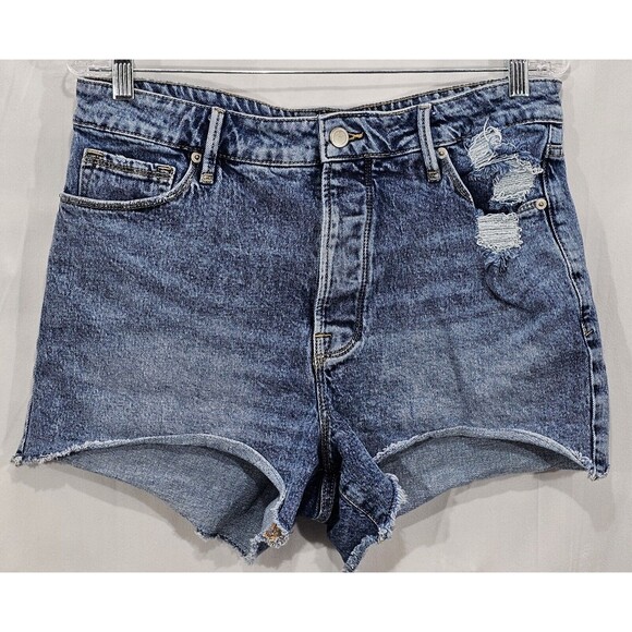 Good American Pants - Good American Blue Jean Shorts